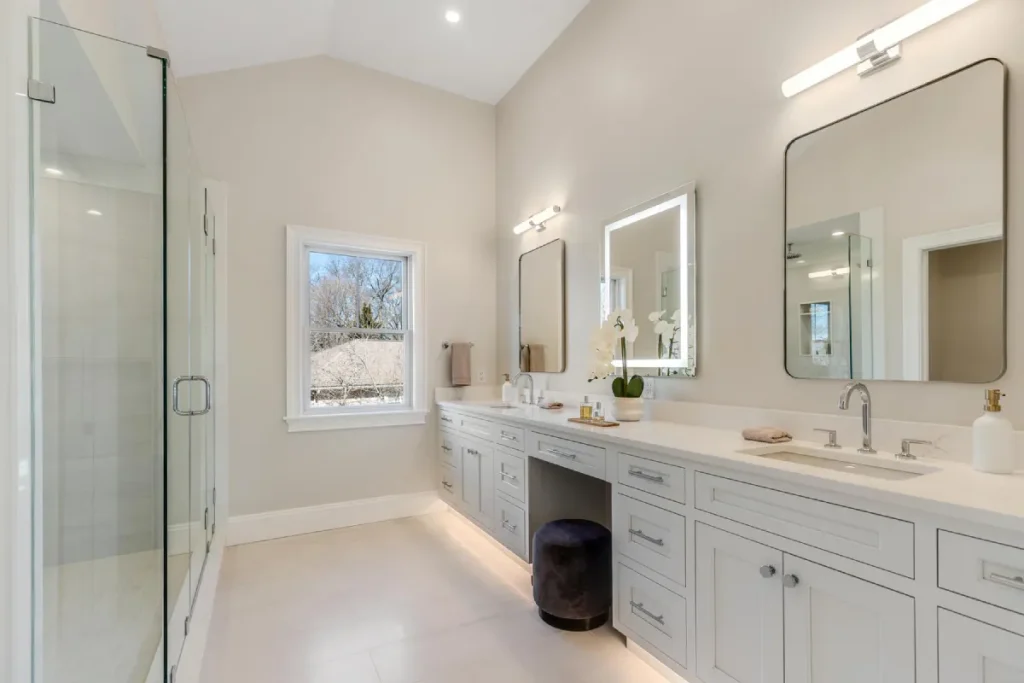 Custom Bathroom Cabinetry Solution