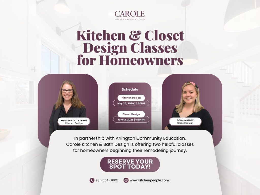 kitchen & closet design classes Arlington