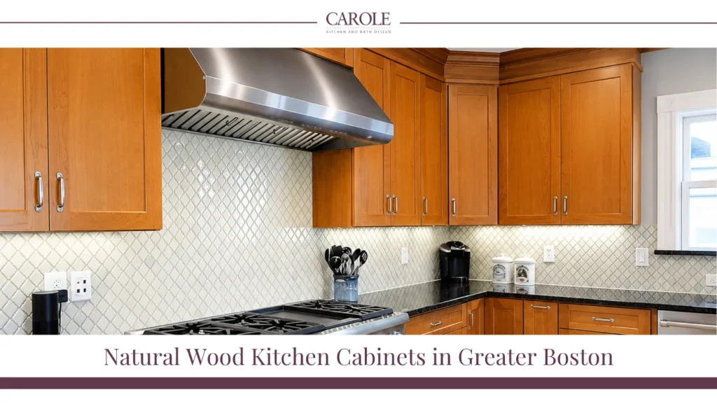 wood kitchen cabinets in Boston